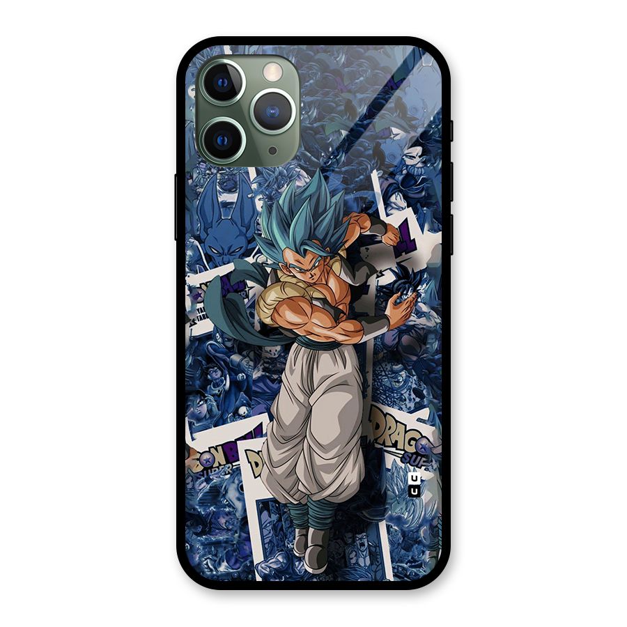 Gogeta Stance Glass Back Case for iPhone 11 Pro