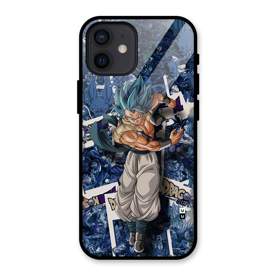 Gogeta Stance Glass Back Case for iPhone 12