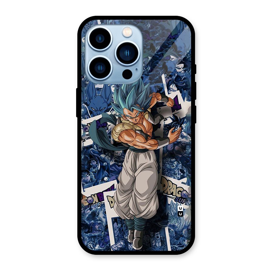 Gogeta Stance Glass Back Case for iPhone 13 Pro