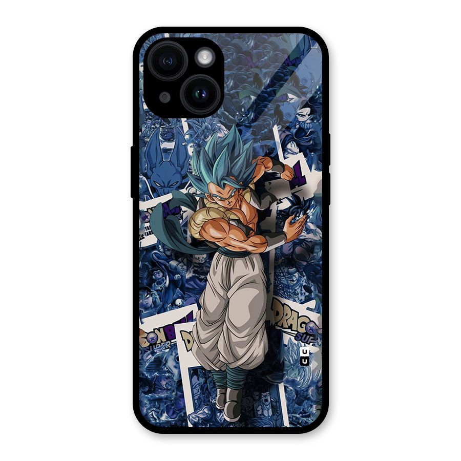 Gogeta Stance Glass Back Case for iPhone 14