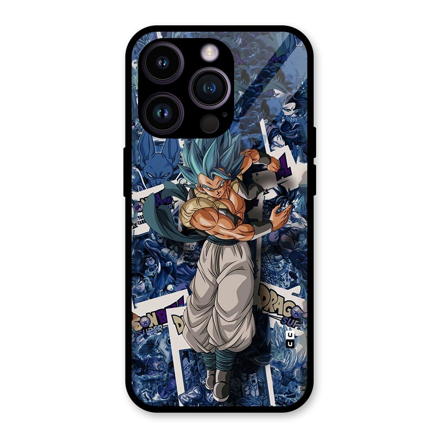 Gogeta Stance Glass Back Case for iPhone 14 Pro