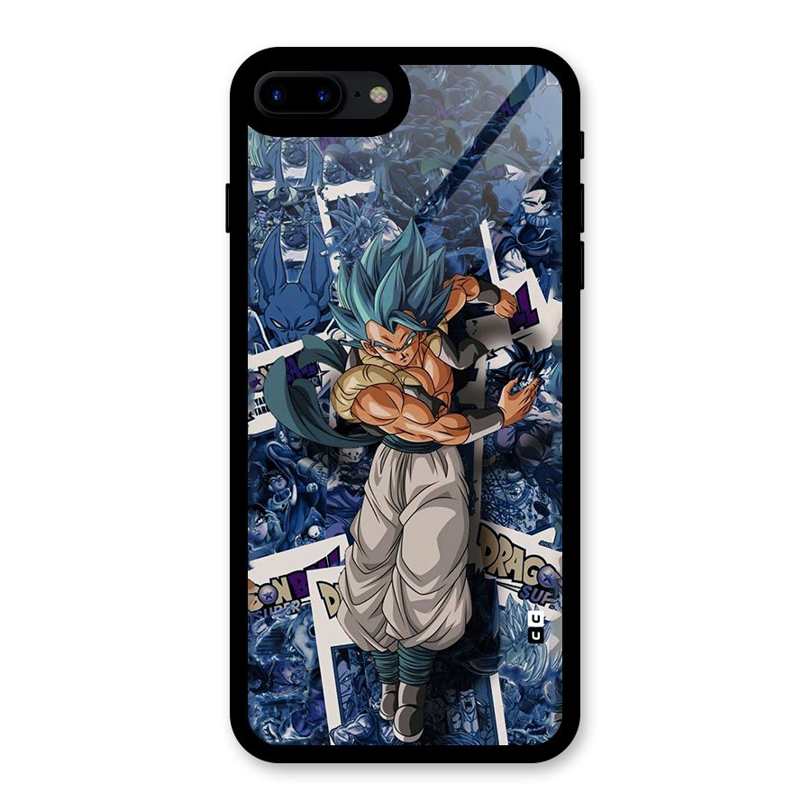 Gogeta Stance Glass Back Case for iPhone 8 Plus