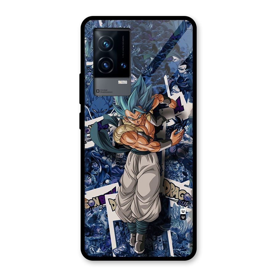 Gogeta Stance Glass Back Case for iQOO 9 5G