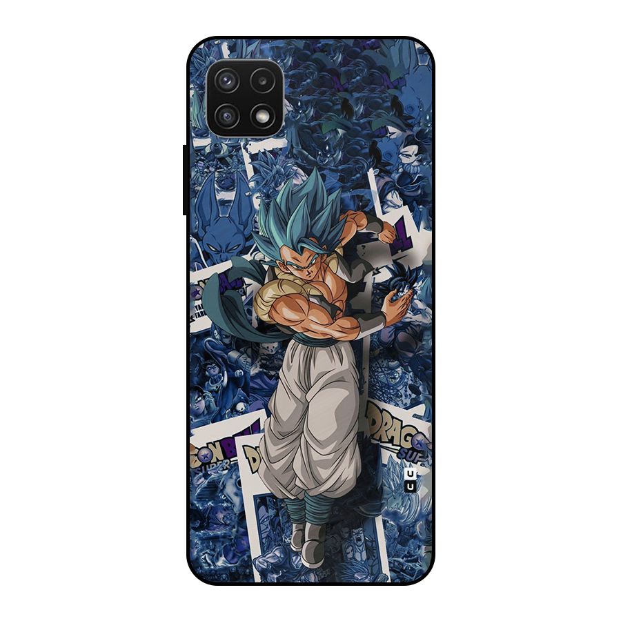 Gogeta Stance Metal Back Case for Galaxy A22 5G