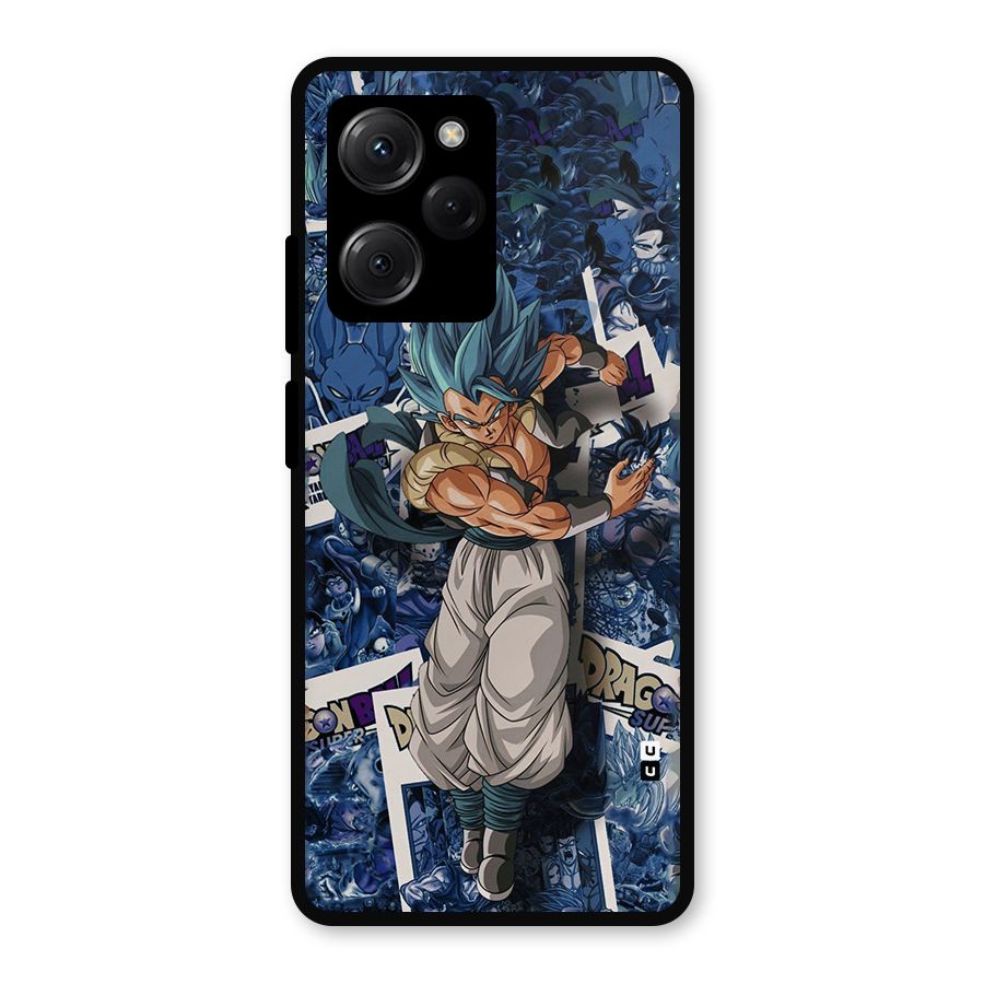 Gogeta Stance Metal Back Case for Poco X5 Pro