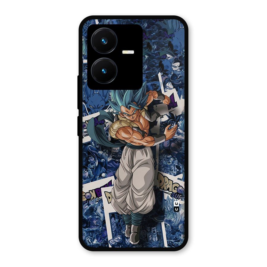 Gogeta Stance Metal Back Case for Vivo Y22
