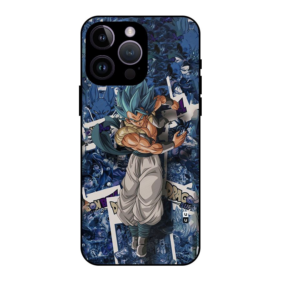 Gogeta Stance Metal Back Case for iPhone 14 Pro Max