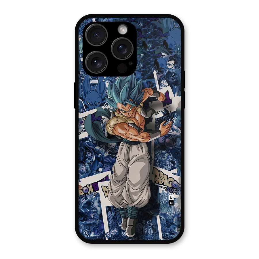 Gogeta Stance Metal Back Case for iPhone 15 Pro Max