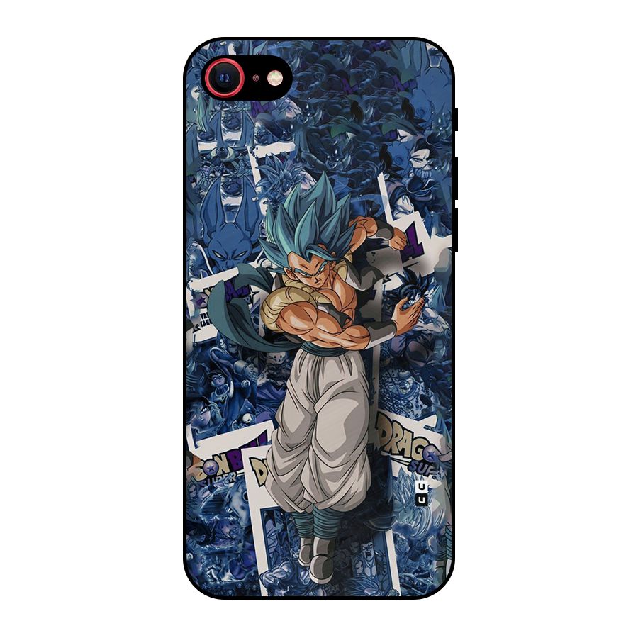 Gogeta Stance Metal Back Case for iPhone SE 2022