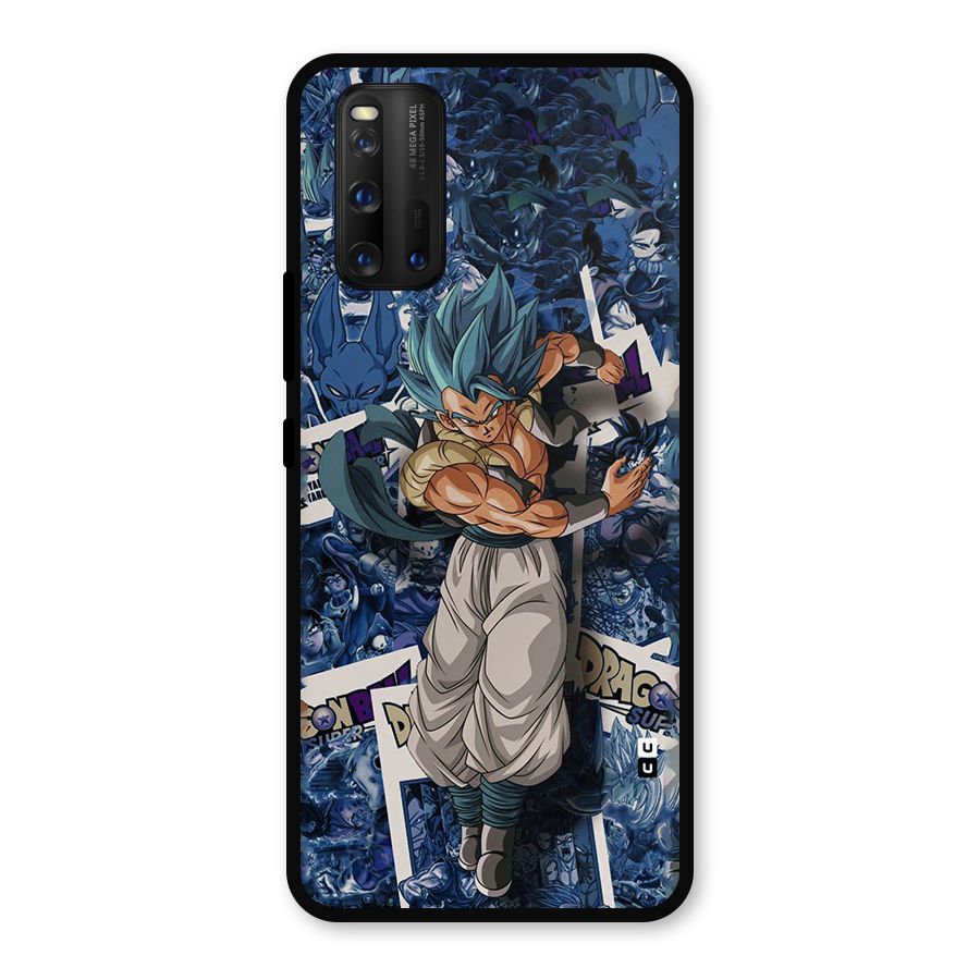 Gogeta Stance Metal Back Case for iQOO 3