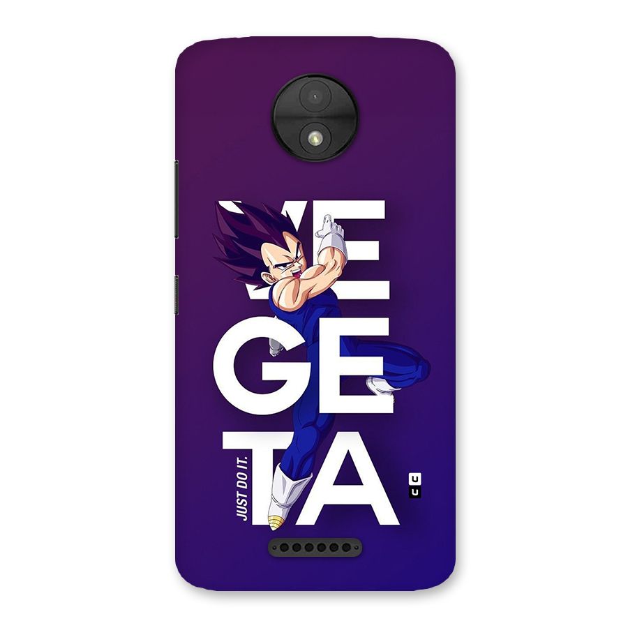 Gogeta Stance Typo Back Case for Moto C