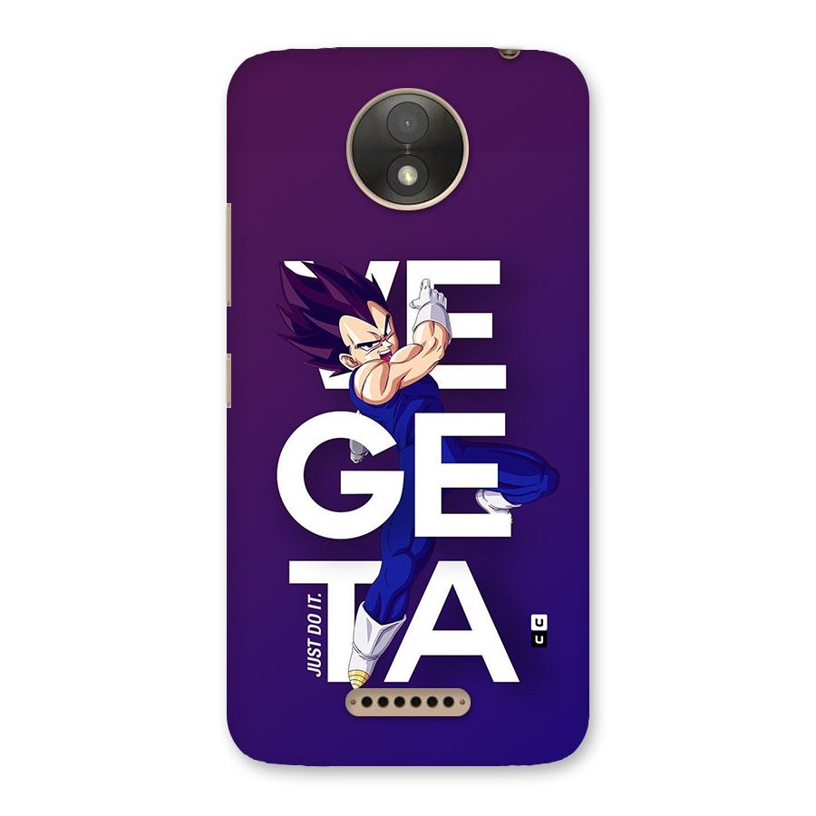 Gogeta Stance Typo Back Case for Moto C Plus
