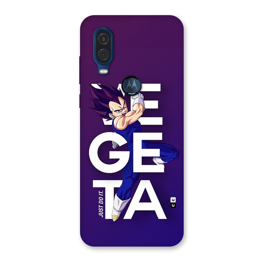 Gogeta Stance Typo Back Case for Motorola One Vision