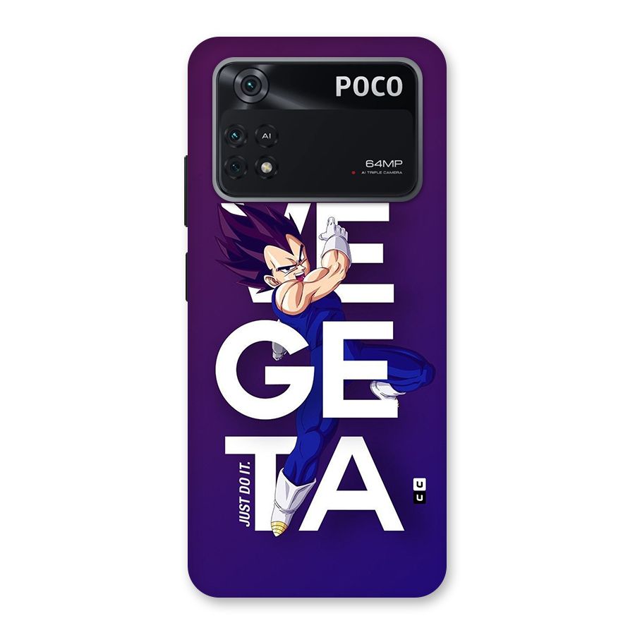 Gogeta Stance Typo Back Case for Poco M4 Pro 4G