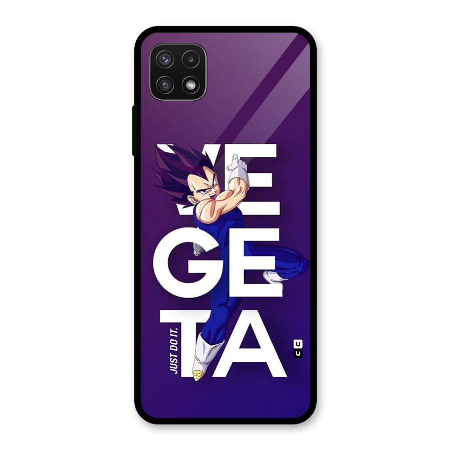 Gogeta Stance Typo Glass Back Case for Galaxy A22 5G