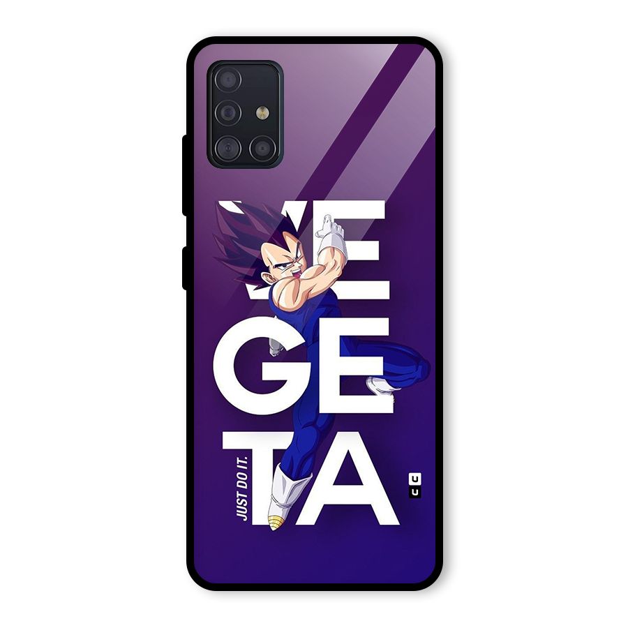 Gogeta Stance Typo Glass Back Case for Galaxy A51