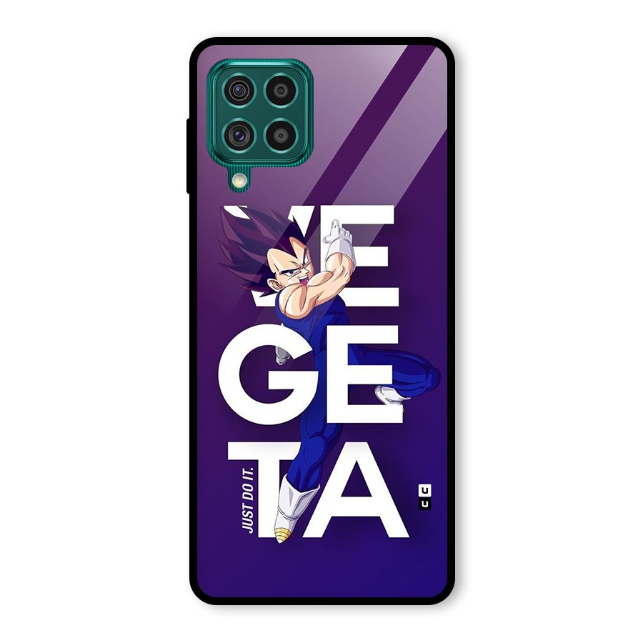 Gogeta Stance Typo Glass Back Case for Galaxy F62