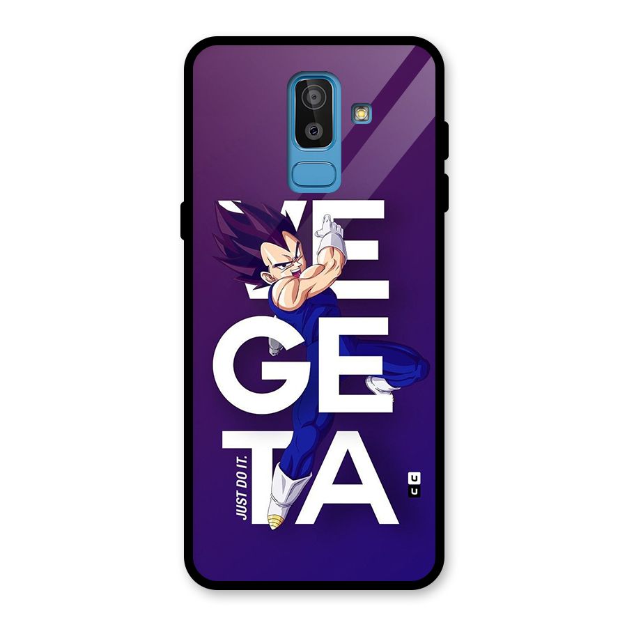 Gogeta Stance Typo Glass Back Case for Galaxy J8