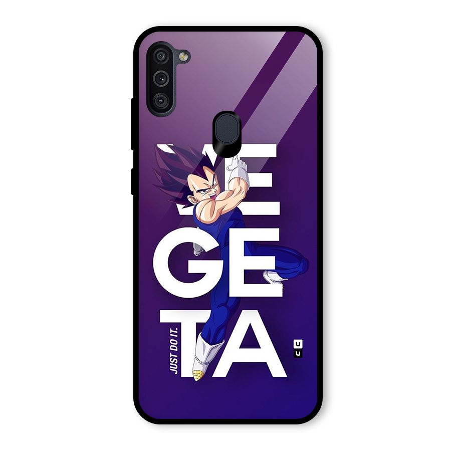 Gogeta Stance Typo Glass Back Case for Galaxy M11