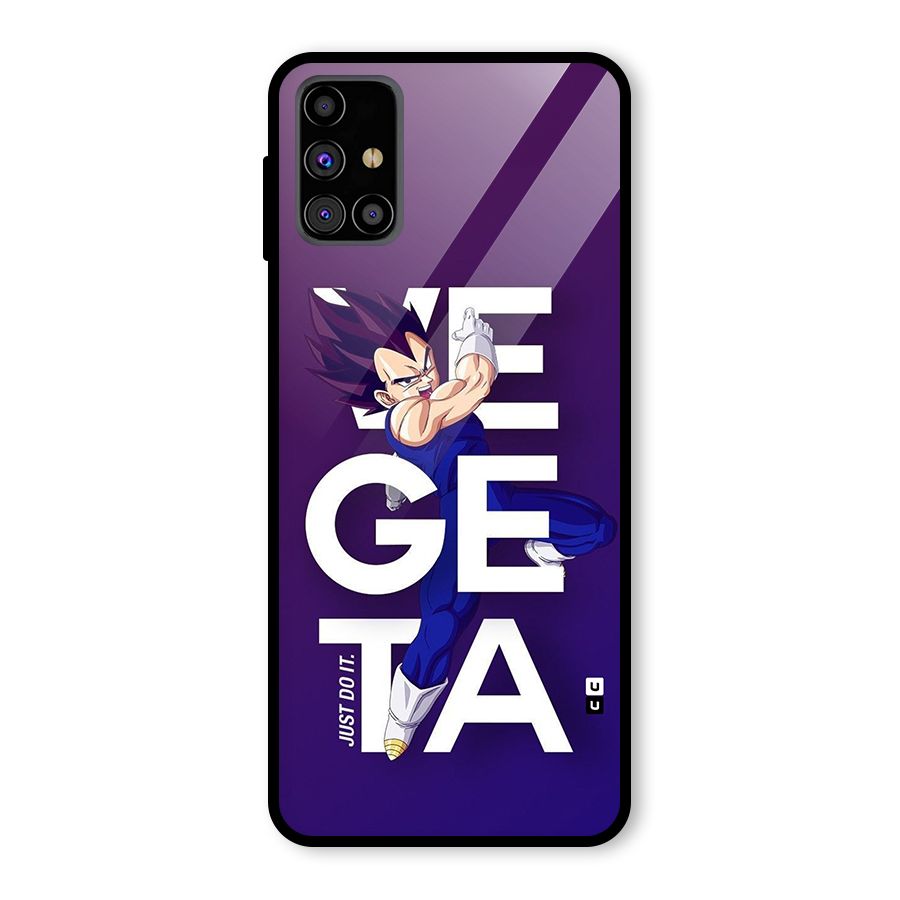 Gogeta Stance Typo Glass Back Case for Galaxy M31s