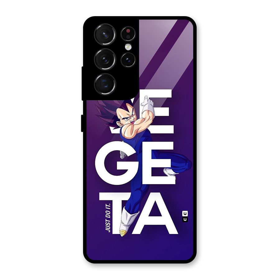 Gogeta Stance Typo Glass Back Case for Galaxy S21 Ultra 5G
