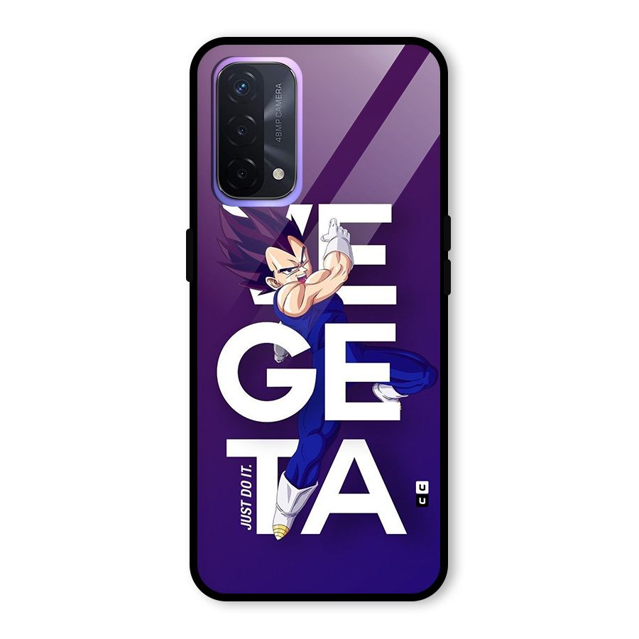 Gogeta Stance Typo Glass Back Case for Oppo A74 5G