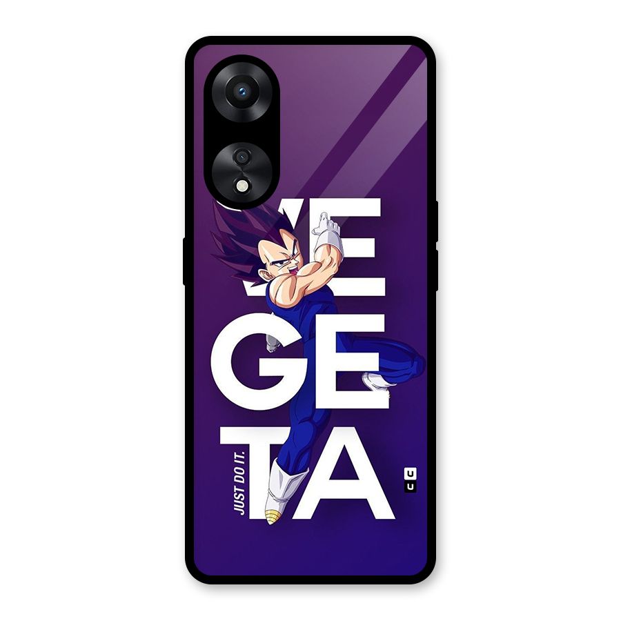 Gogeta Stance Typo Glass Back Case for Oppo A78