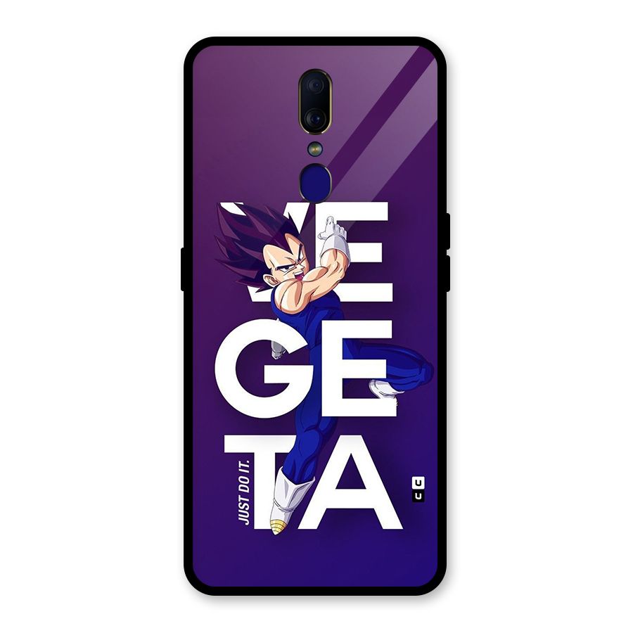 Gogeta Stance Typo Glass Back Case for Oppo F11