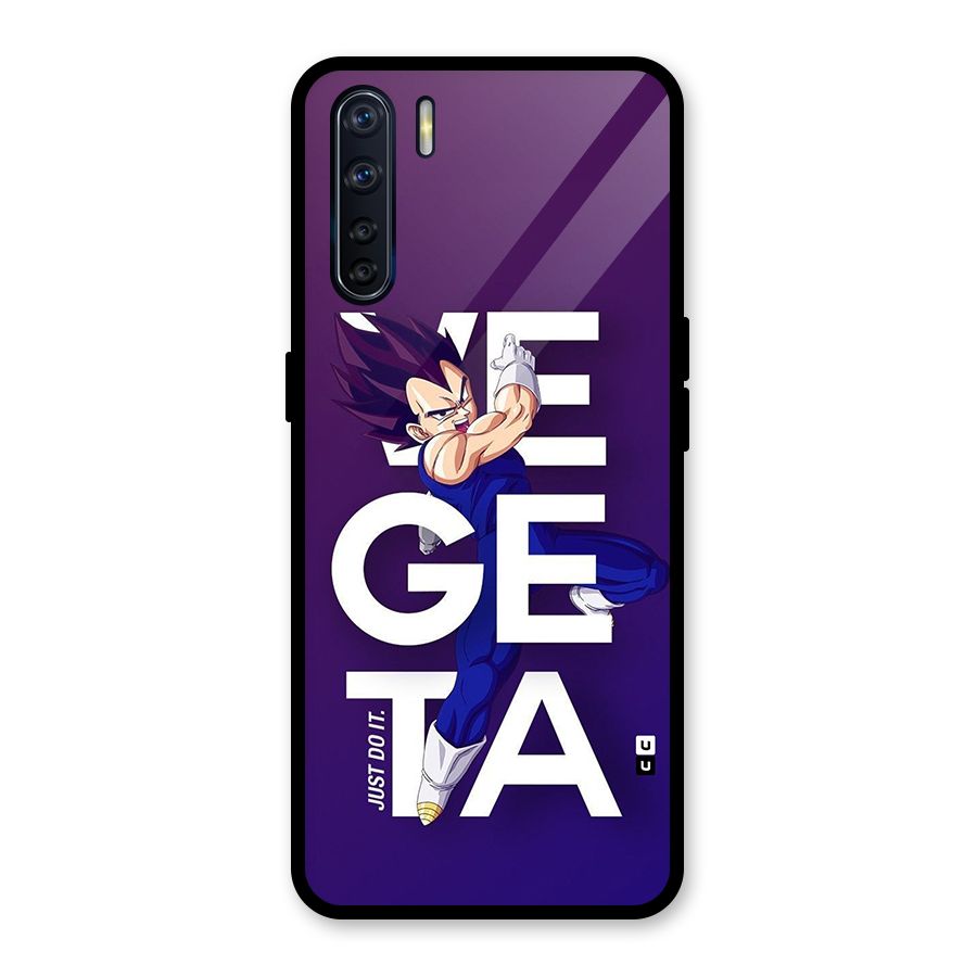 Gogeta Stance Typo Glass Back Case for Oppo F15