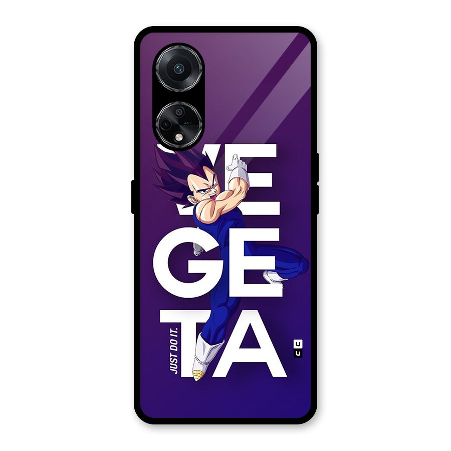 Gogeta Stance Typo Glass Back Case for Oppo F23