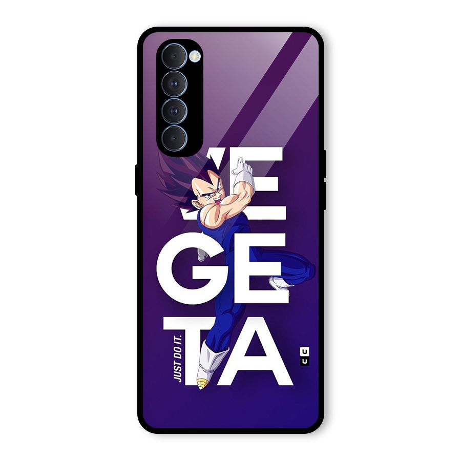 Gogeta Stance Typo Glass Back Case for Oppo Reno4 Pro
