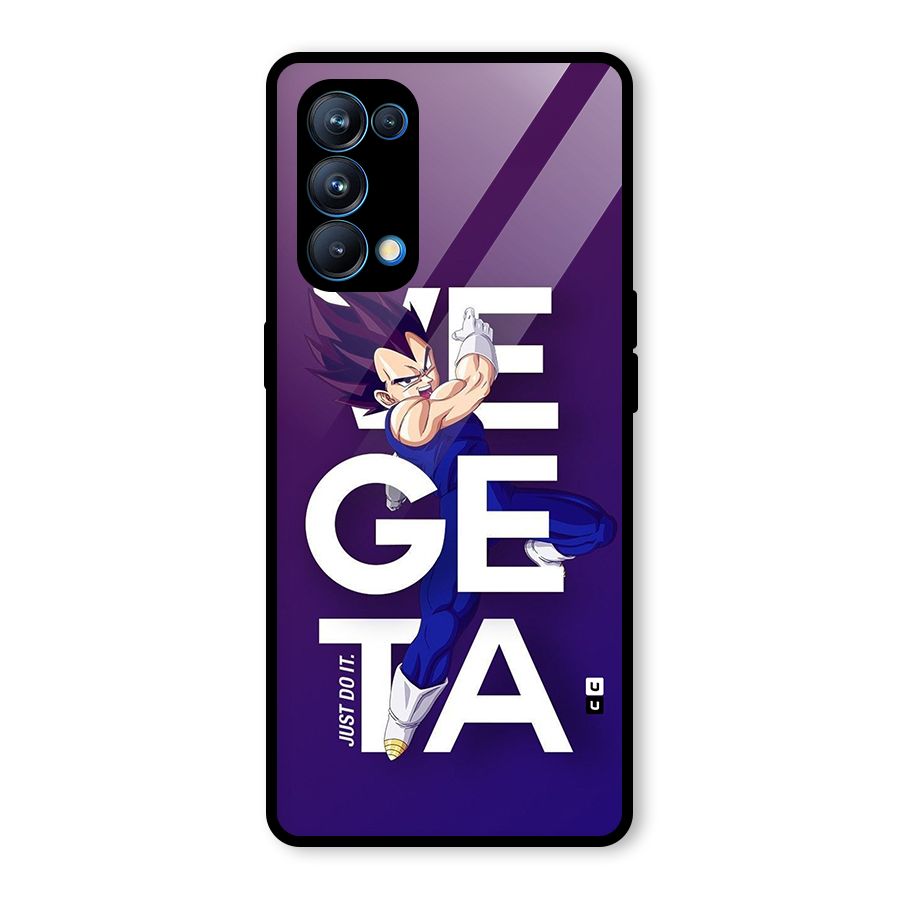 Gogeta Stance Typo Glass Back Case for Oppo Reno5 Pro 5G