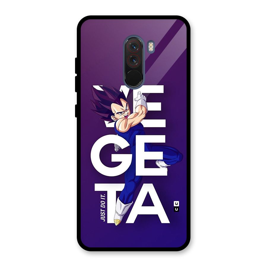 Gogeta Stance Typo Glass Back Case for Poco F1