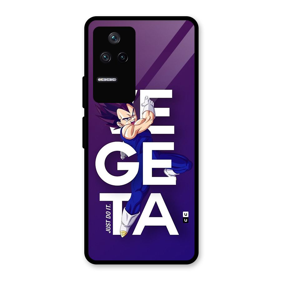 Gogeta Stance Typo Glass Back Case for Poco F4 5G