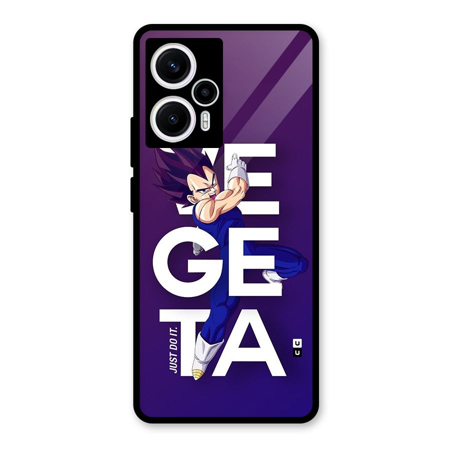 Gogeta Stance Typo Glass Back Case for Poco F5