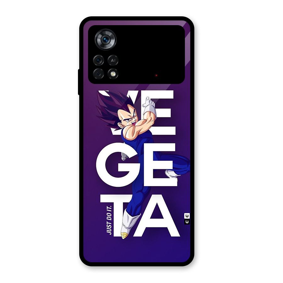 Gogeta Stance Typo Glass Back Case for Poco X4 Pro 5G