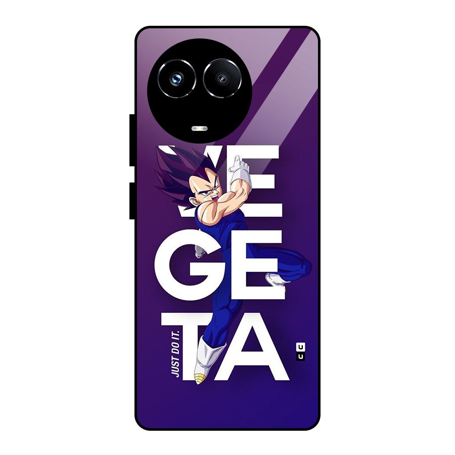 Gogeta Stance Typo Glass Back Case for Realme 11X