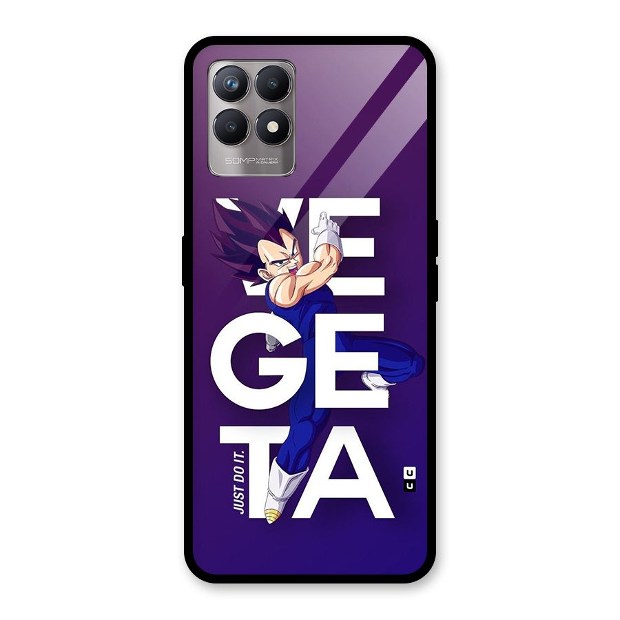 Gogeta Stance Typo Glass Back Case for Realme 8i