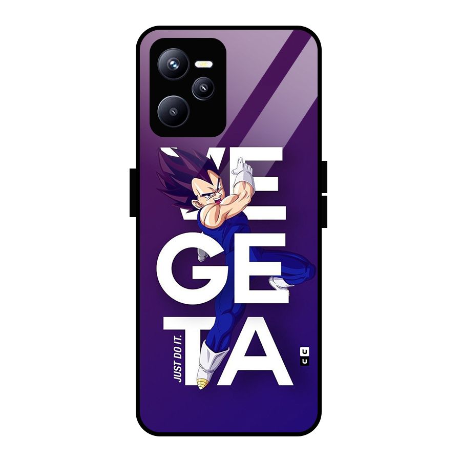 Gogeta Stance Typo Glass Back Case for Realme C35
