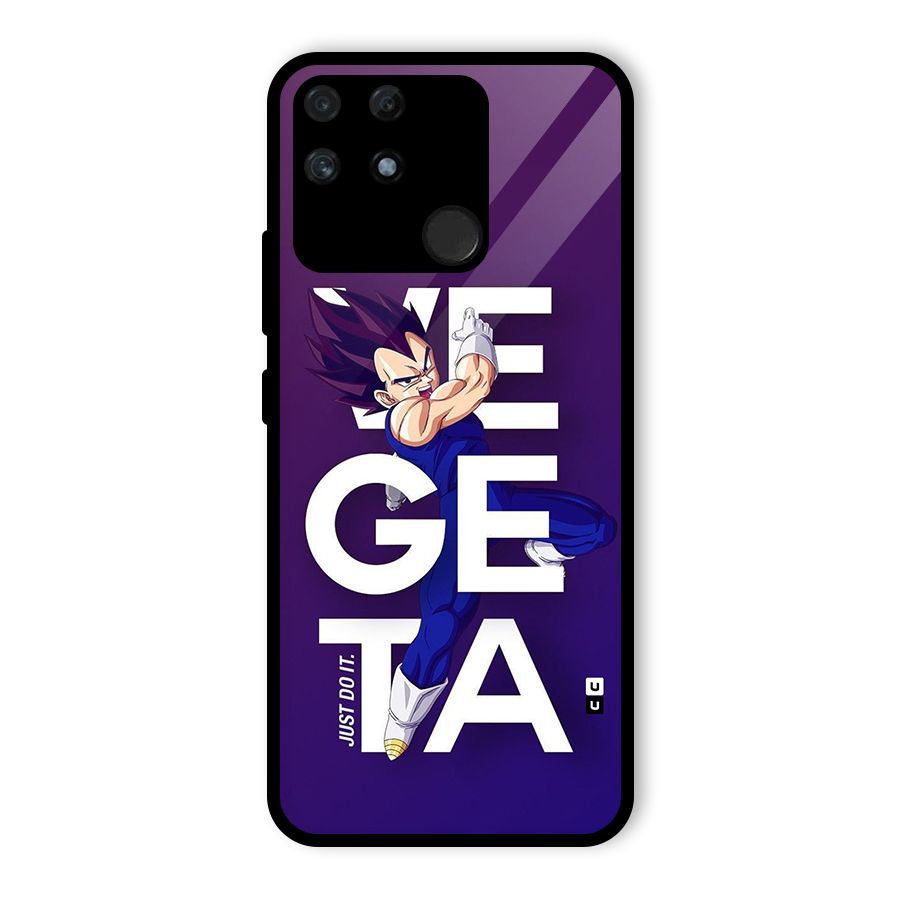 Gogeta Stance Typo Glass Back Case for Realme Narzo 50A