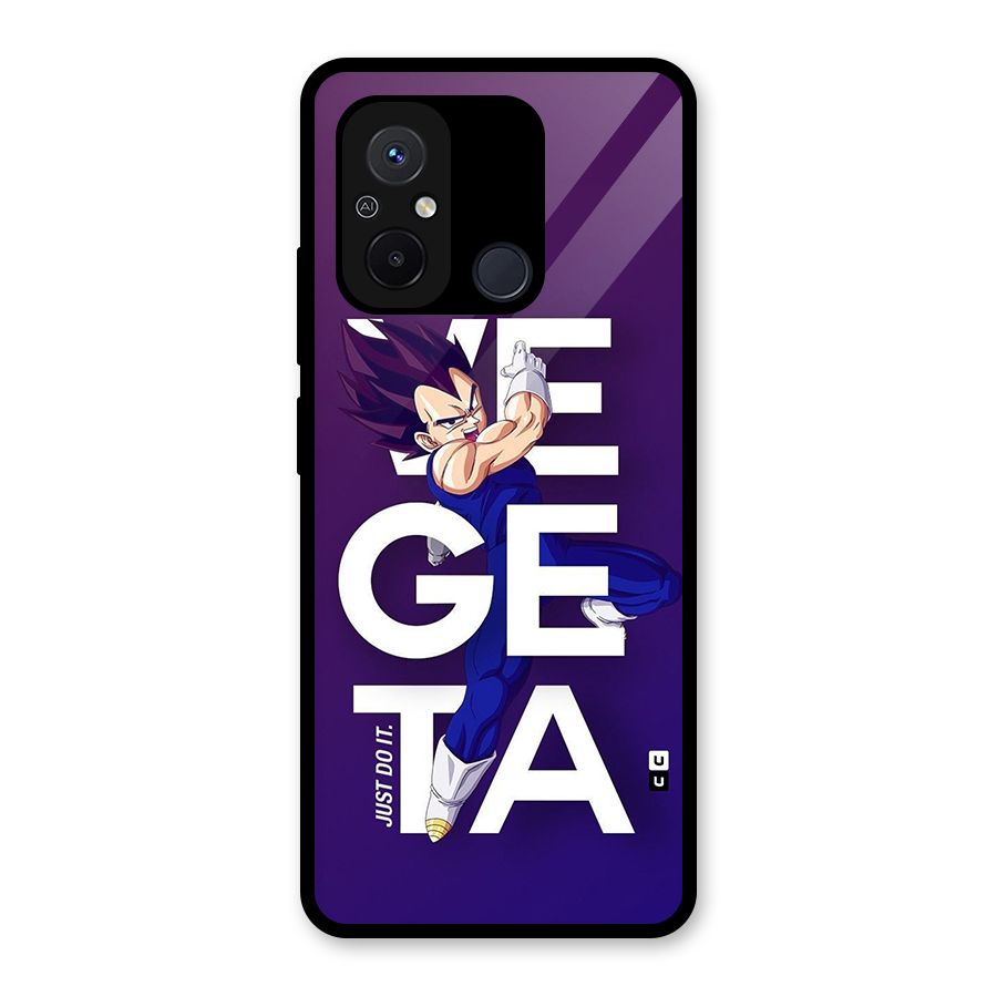Gogeta Stance Typo Glass Back Case for Redmi 12C