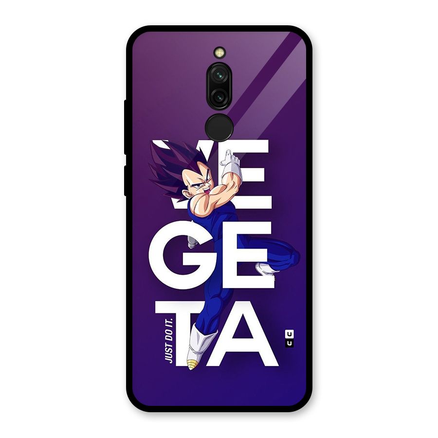 Gogeta Stance Typo Glass Back Case for Redmi 8