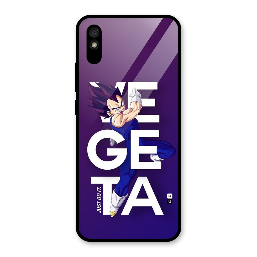 Gogeta Stance Typo Glass Back Case for Redmi 9A