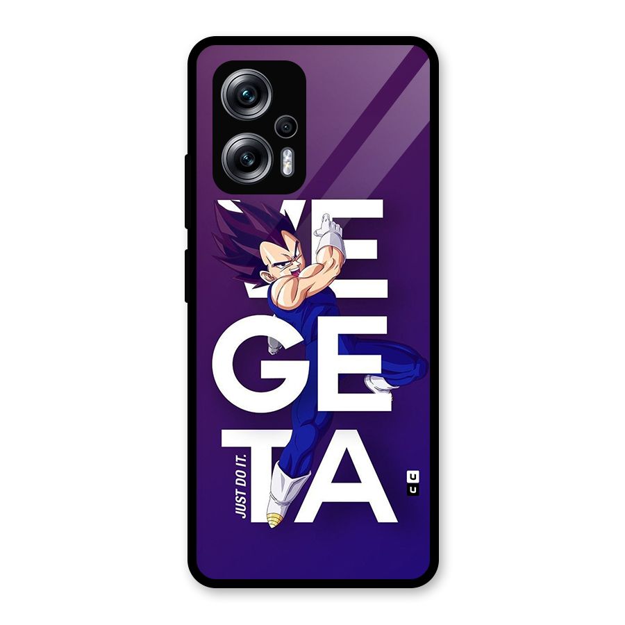 Gogeta Stance Typo Glass Back Case for Redmi K50i