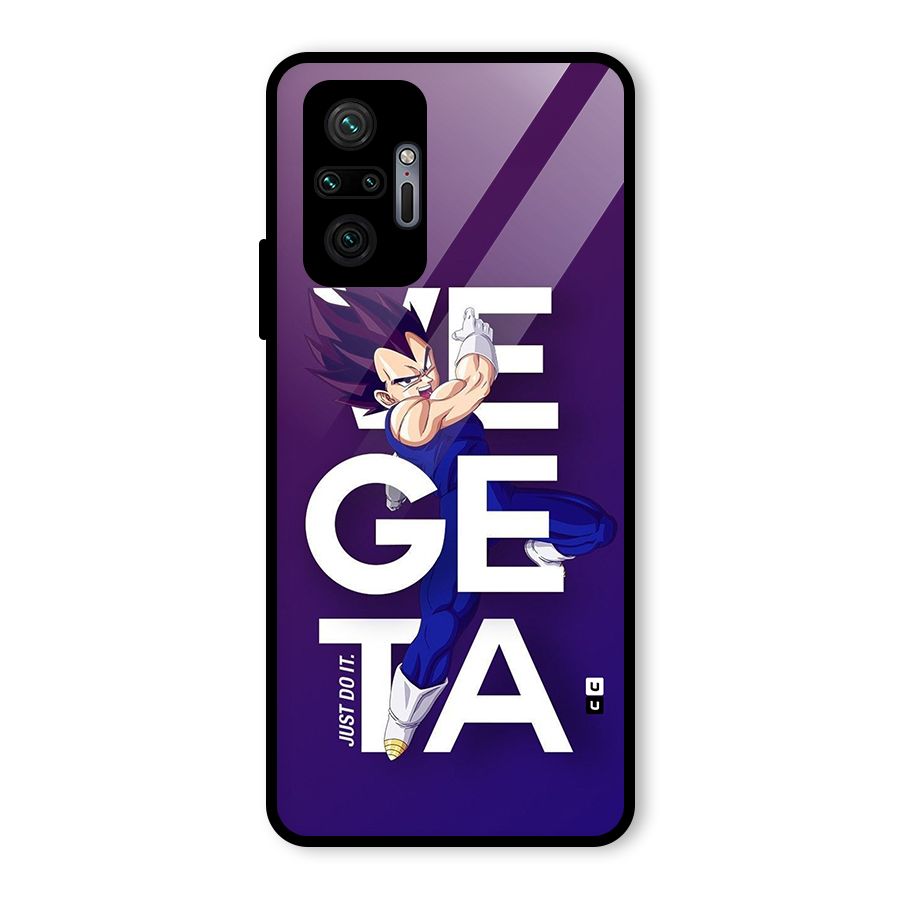 Gogeta Stance Typo Glass Back Case for Redmi Note 10 Pro
