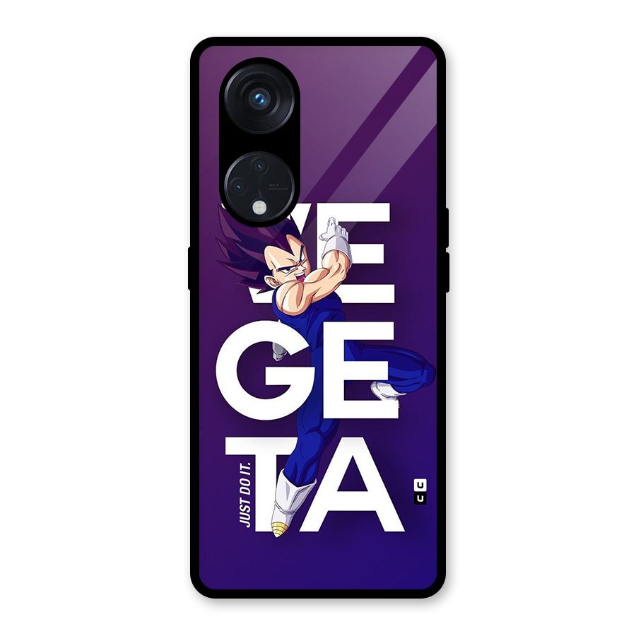 Gogeta Stance Typo Glass Back Case for Reno8 T 5G