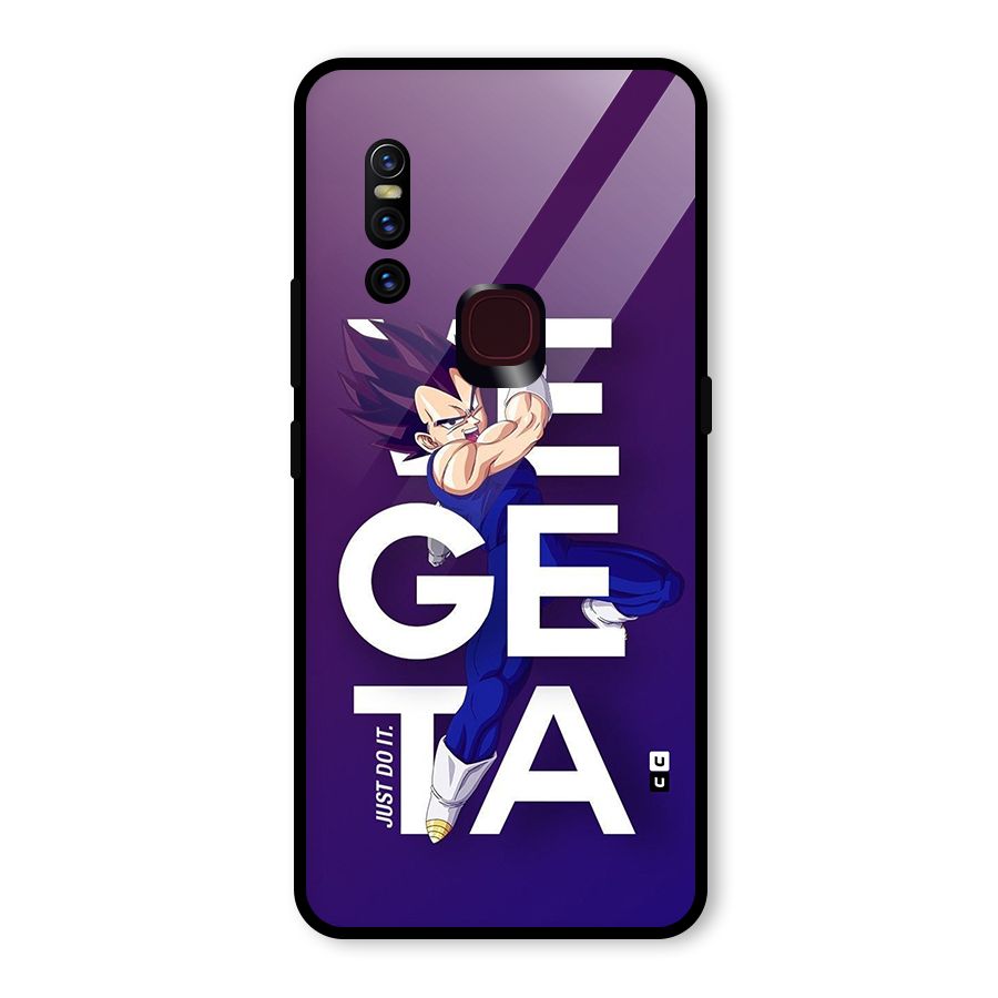 Gogeta Stance Typo Glass Back Case for Vivo V15