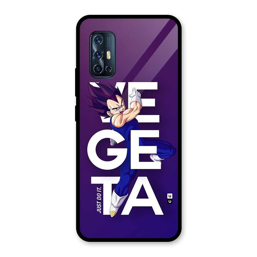 Gogeta Stance Typo Glass Back Case for Vivo V17