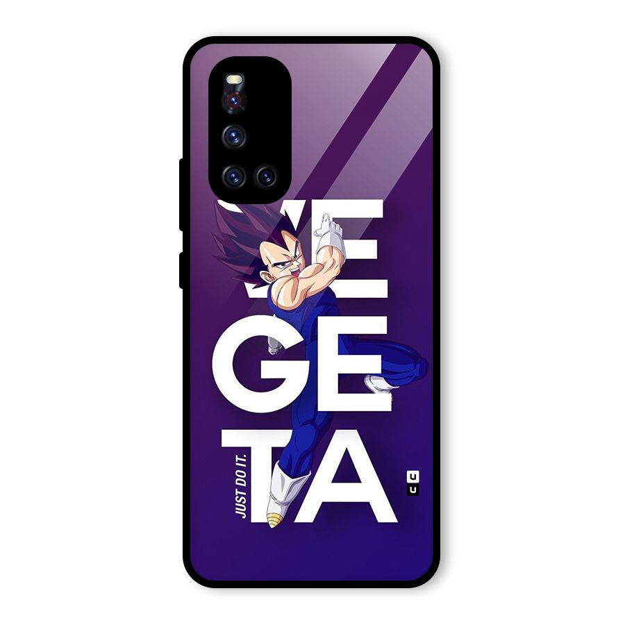 Gogeta Stance Typo Glass Back Case for Vivo V19