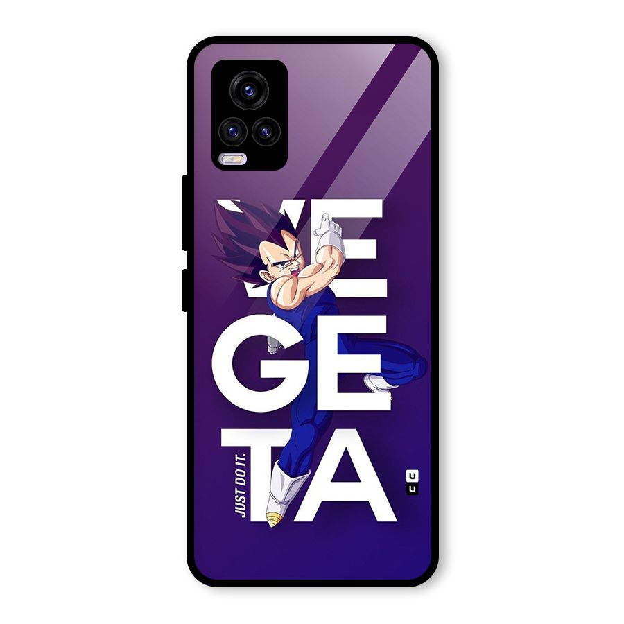 Gogeta Stance Typo Glass Back Case for Vivo V20